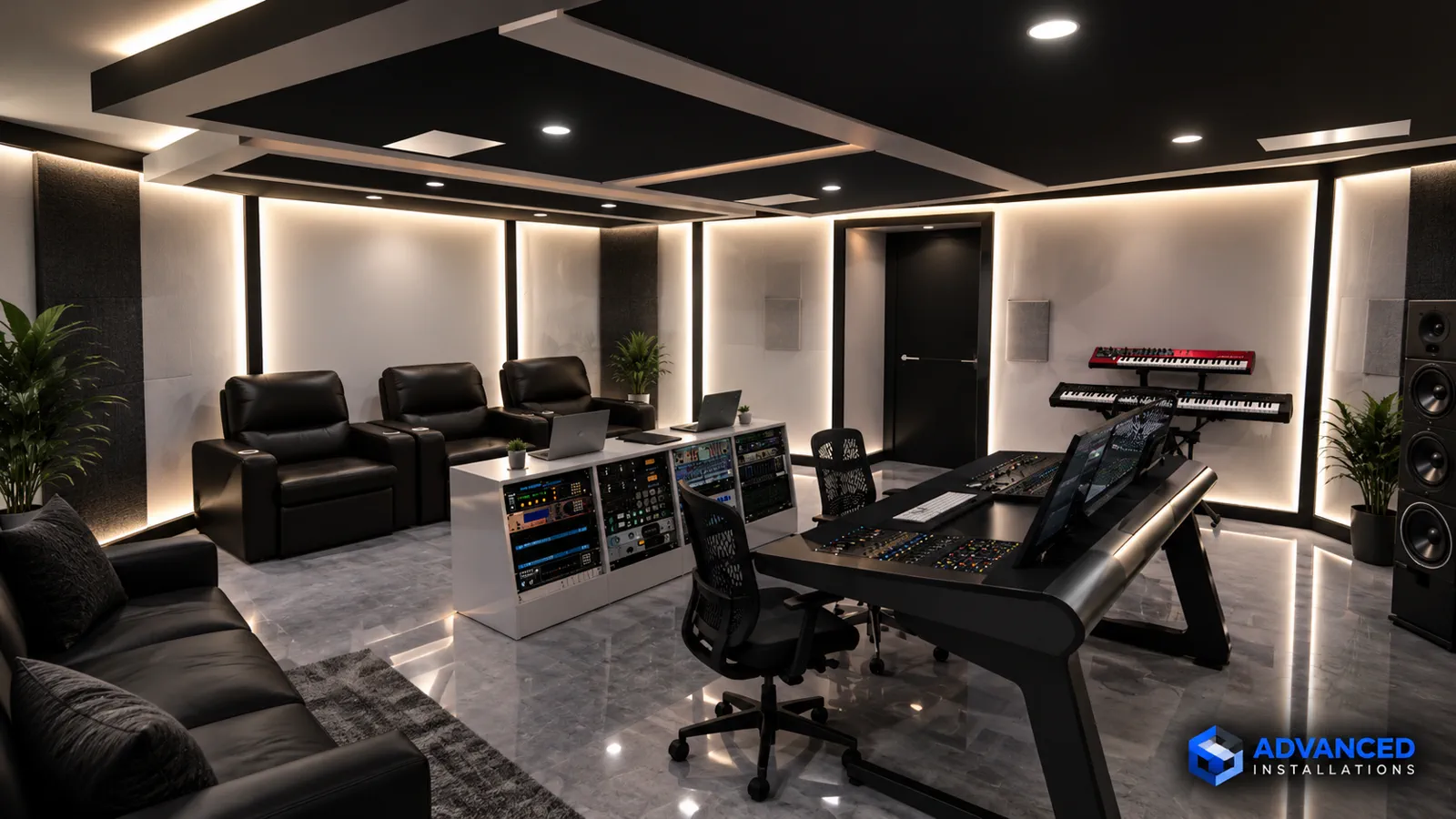 Technology-ready recording and production studio